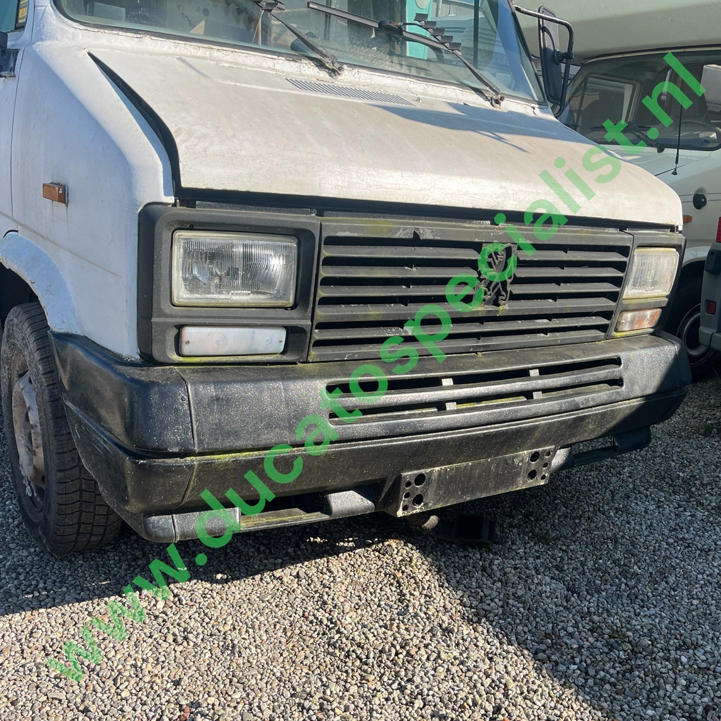 Voorbumper / overzetbumper zwart Fiat Ducato type 280/290