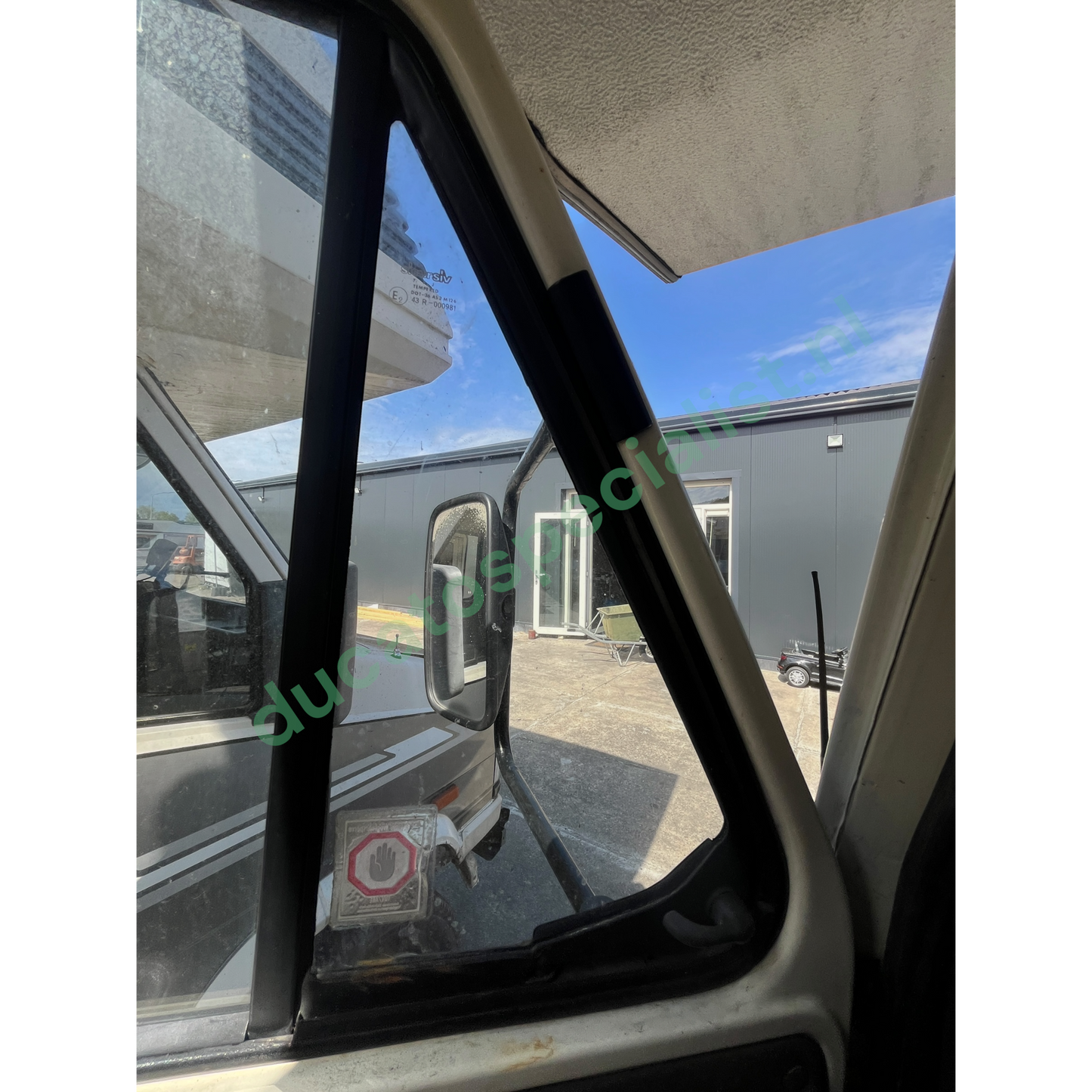 Fiat Ducato Driehoeksruit Links Bestuurderszijde, Type 280 BJ 1986-1989