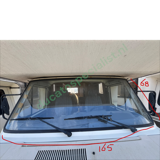 Fiat Ducato Voorruit Cabine incl rubber, Type 280/290 BJ 1986-1994