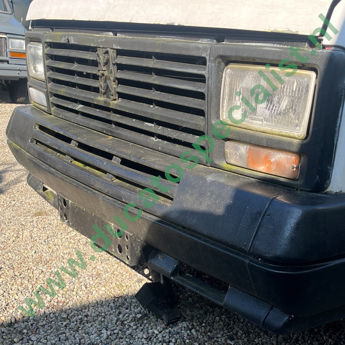 Voorbumper / overzetbumper zwart Fiat Ducato type 280/290